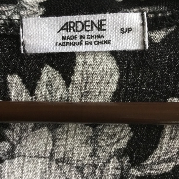 NWT Kimono. Black and white floral. - Picture 3 of 4